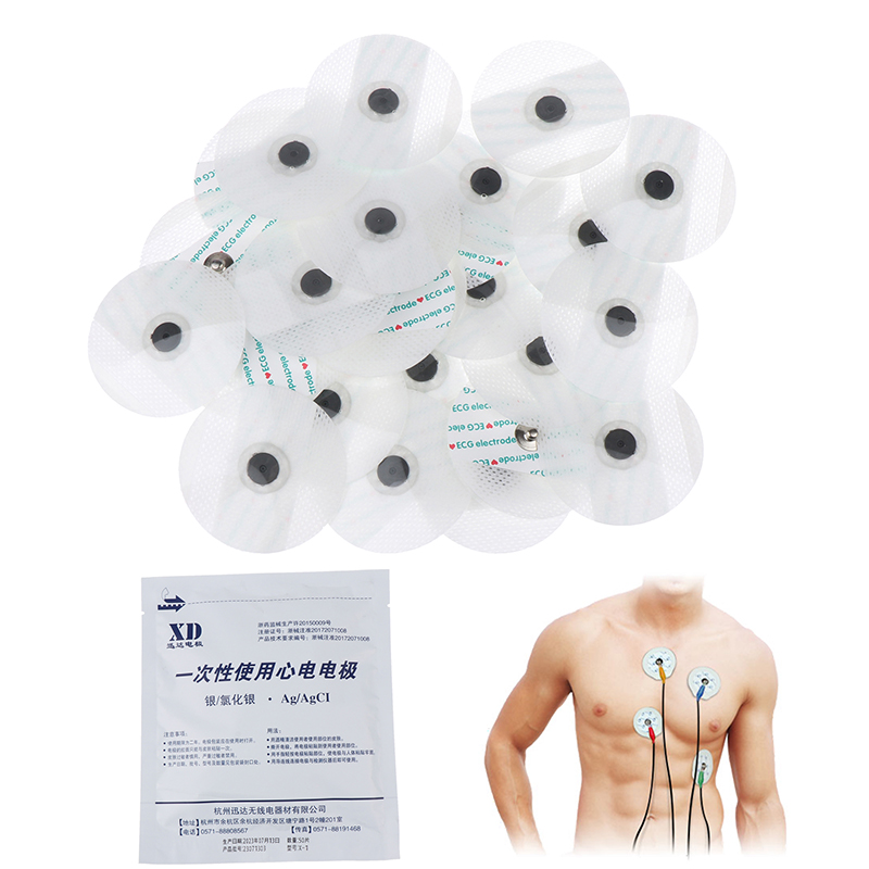 50PCS/Bag Electrode Patch  Dis - Ecg Patch Monitor 评论和价格