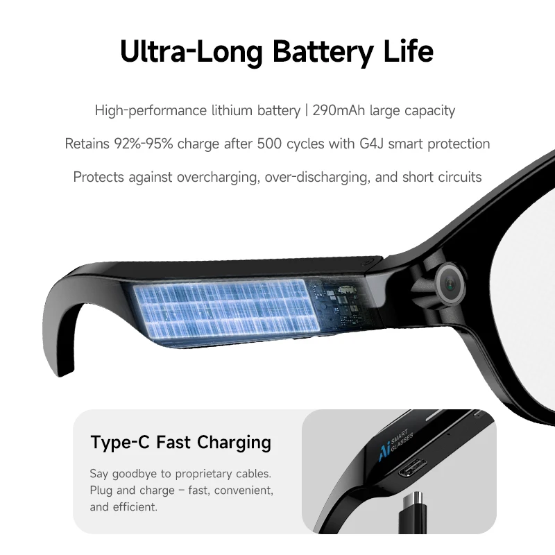 Lenovo AI Smart Glasses 8K Rem - Smart Glasses Lens 评论和价格