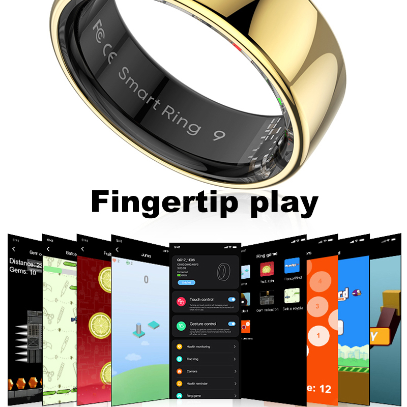 Smart Ring Men Women with Char - Temperature Ring Skin 评论和价格