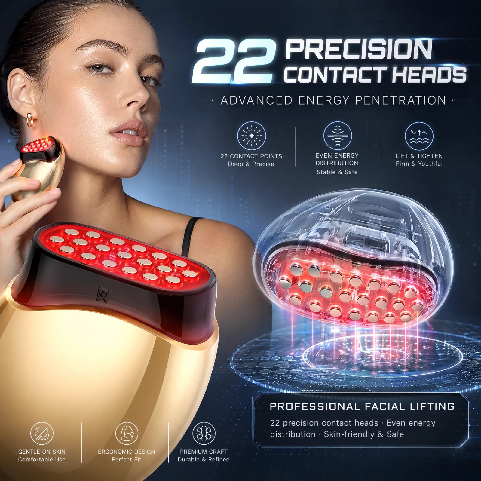 Collagen Beauty Device Facial  - Galvanic Skin Sensor 评论和价格