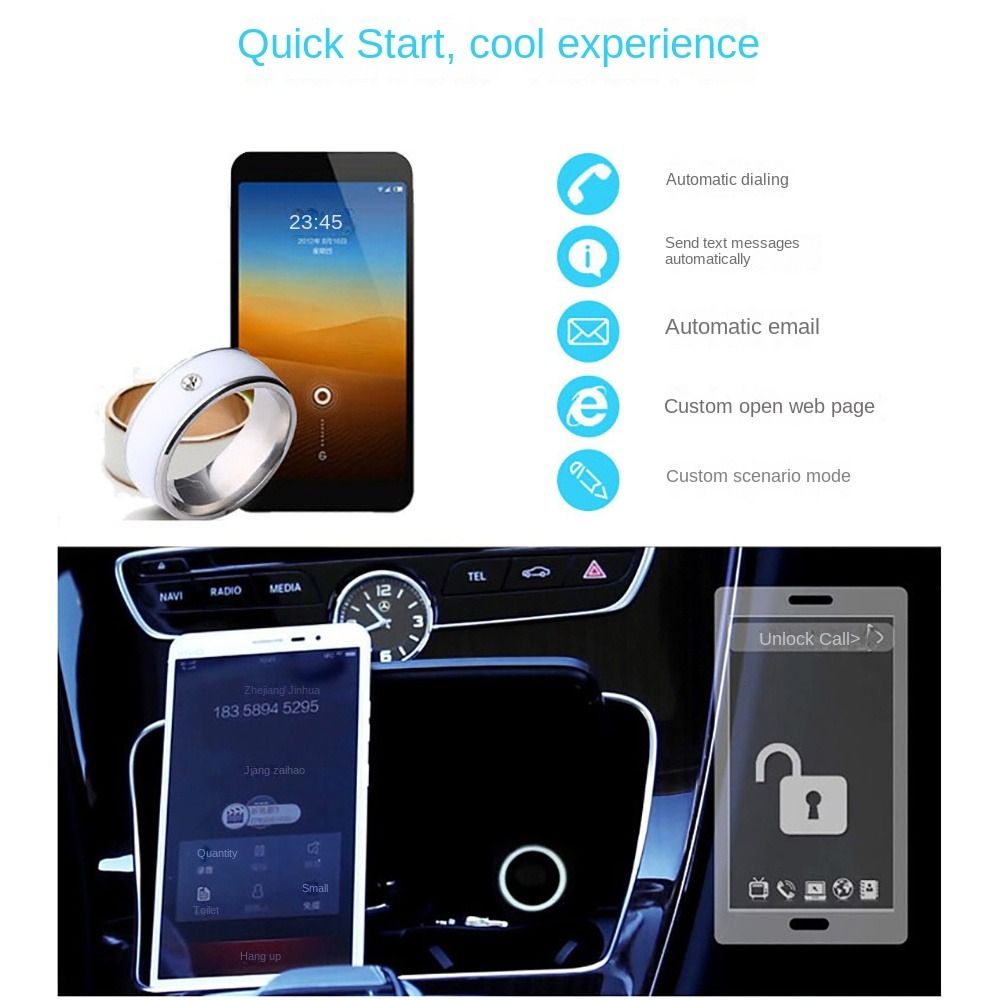 Multifunctional NFC Smart Ring - Smart Ring Nfc Pay 评论和价格