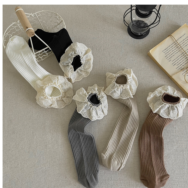 Ruffle Baby Girls Knee High So - Baby Sock Oximeter 评论和价格