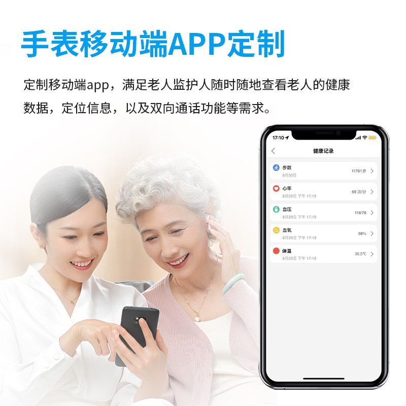 Elderly 5G card positioning wa - Fall Detection Watch 评论和价格
