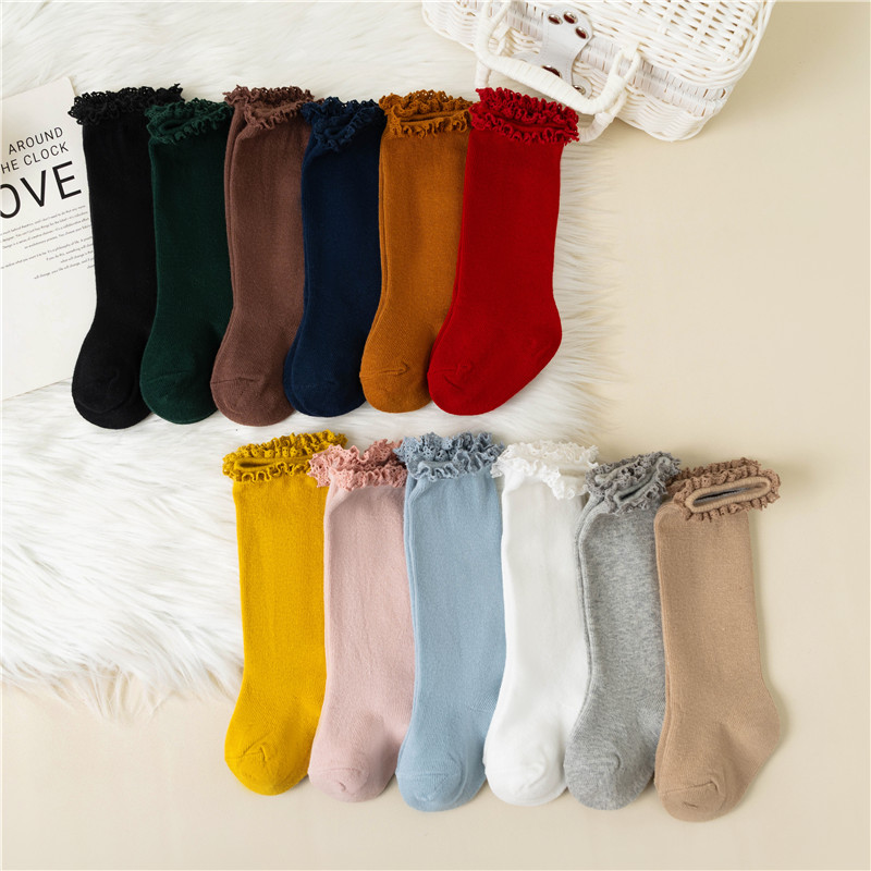Winter Autumn Baby Girls Ruffl - Baby Sock Oximeter 评论和价格