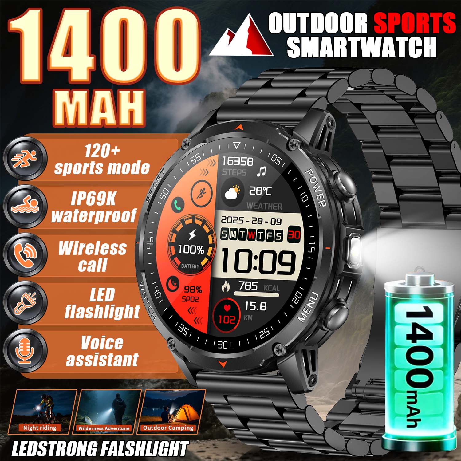 2026 New Military Smart Watch  - Smart Insole Pressure 评论和价格