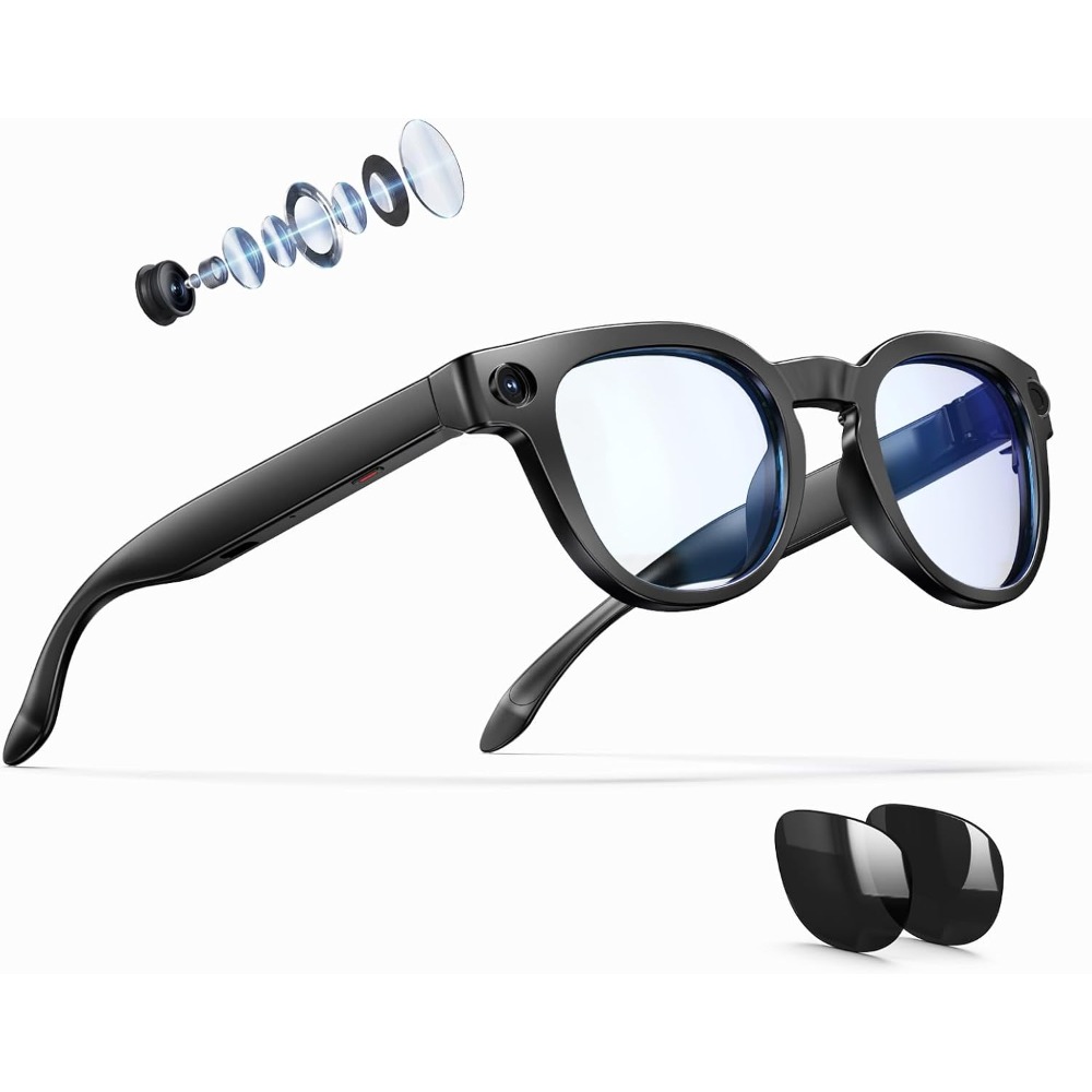 Smart Glasses with 8MP Camera, - Smart Glasses Lens 评论和价格