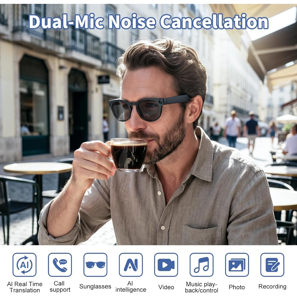 Smart Glasses with 8MP Camera, - Smart Glasses Lens 评论和价格