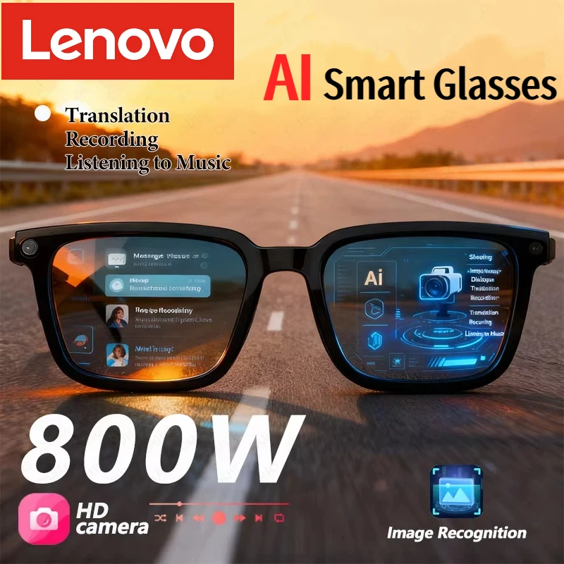 Lenovo AI Smart Glasses 8K HD  - Smart Glasses Lens 评论和价格