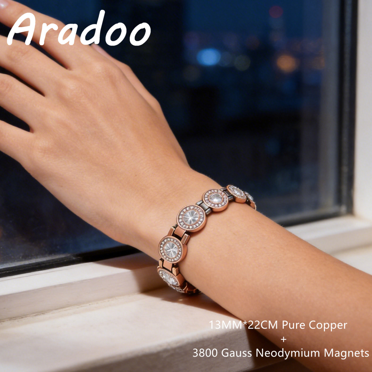 ARADOO 3800 Gauss Magnetic Cry - Meditation Headband Eeg 评论和价格