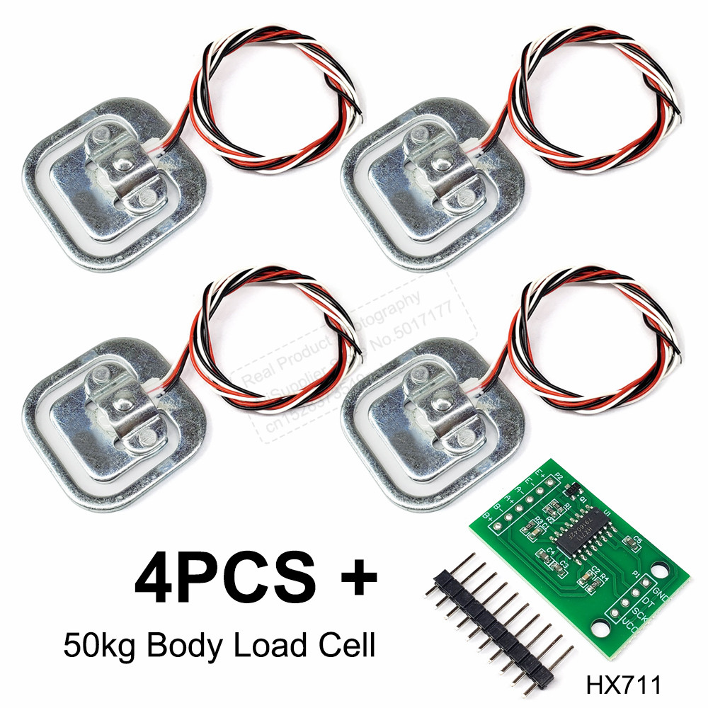 4PCS 50kg Human Scale Load Cel - Muscle Sensor Emg 评论和价格